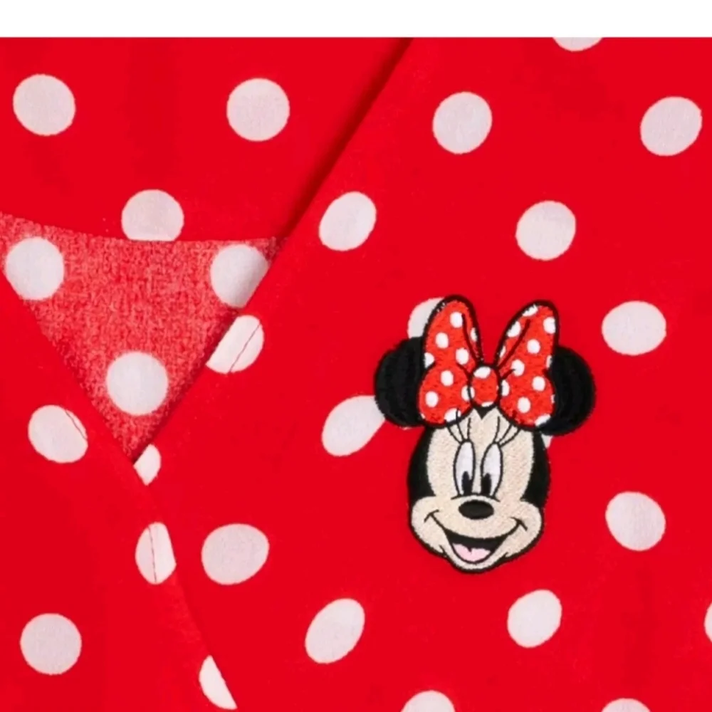 Disney Minnie Mouse Polka Dot Midi-Wrap Dress,Adjustable ties at waist. Small - Picture 7 of 8